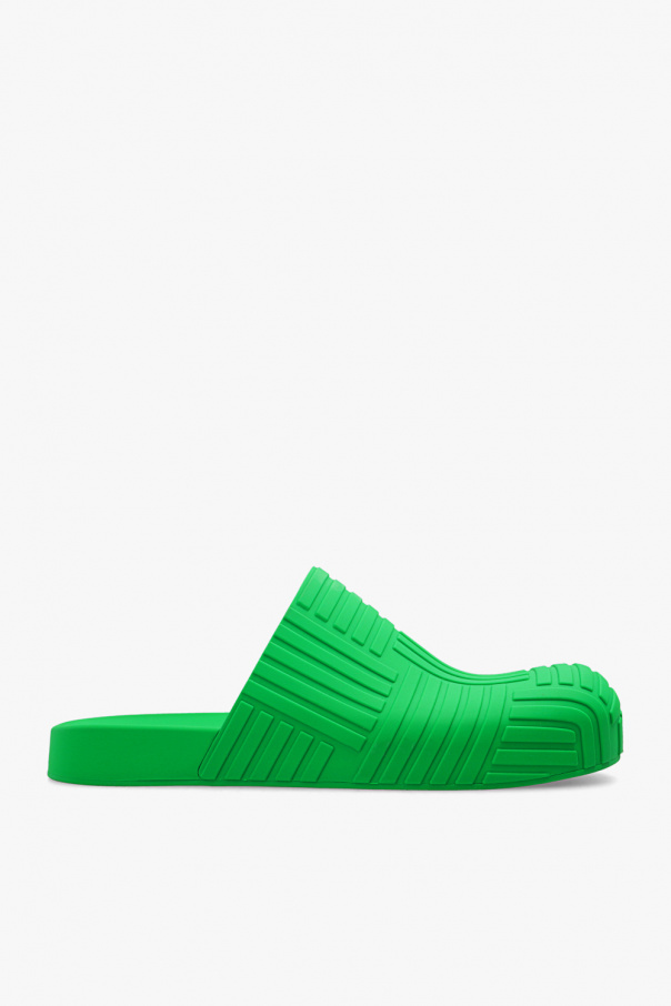 bottega veneta pouch Our clutch - 绿色Embossed slides